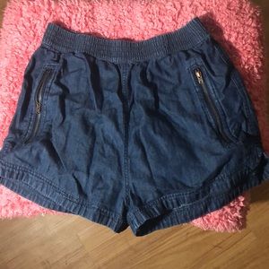 Denim shorts